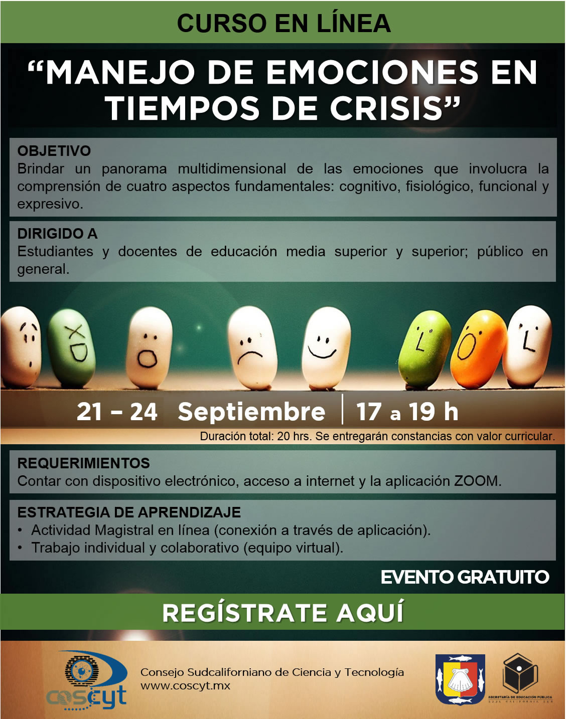 Banner Manejo emociones 21 25 Sep