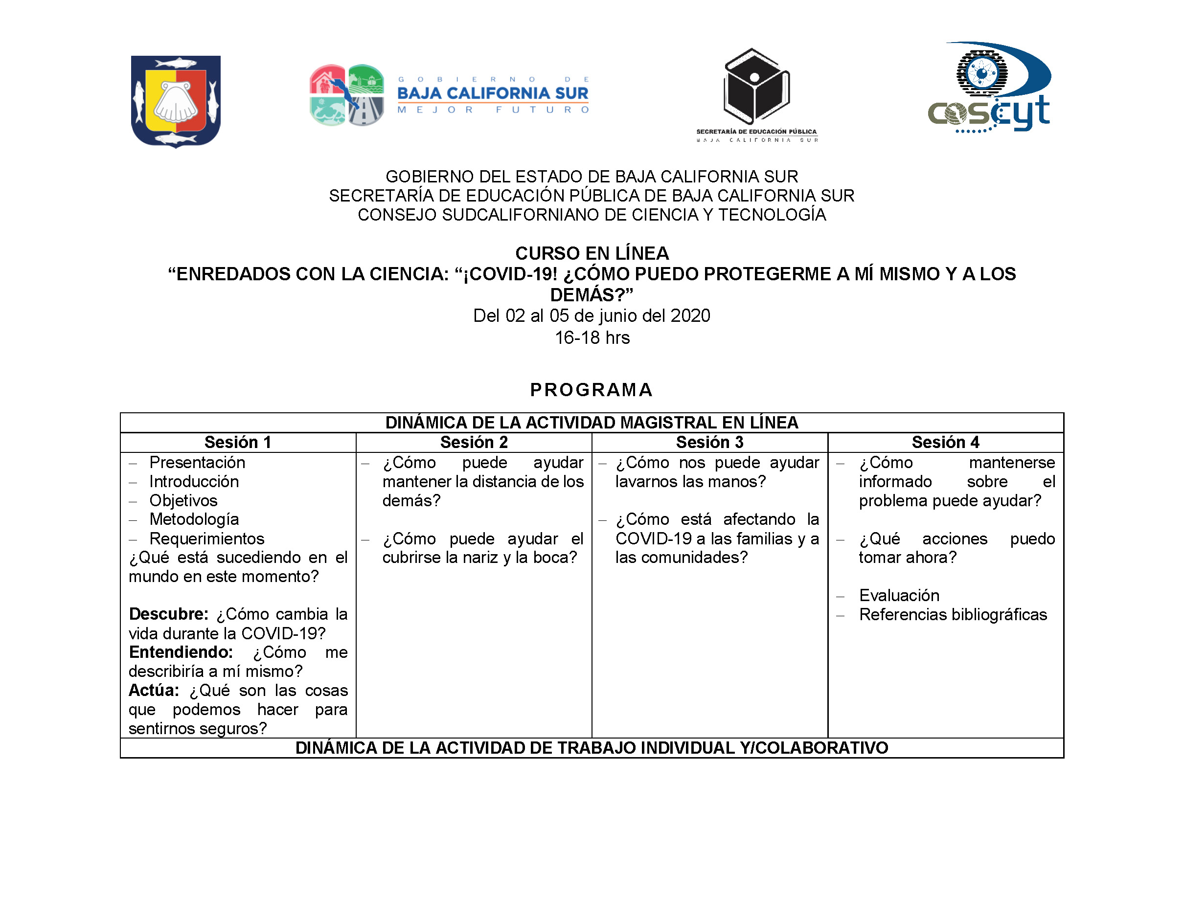Programa Curso Enredados Page 1